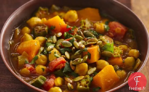 Ragoût de Courge Africaine et Pois Chiches