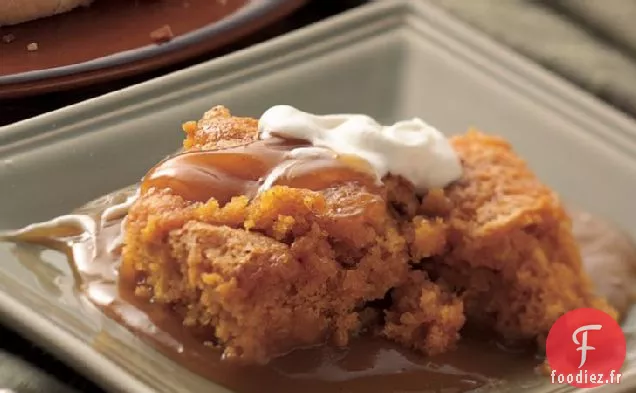 Gâteau de Pudding au Potiron et au Cidre Épicé