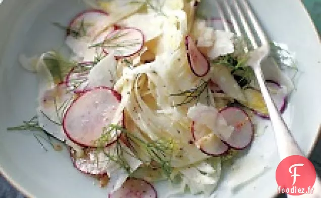 Salade De Radis Rasée, Fenouil Et Parmesan