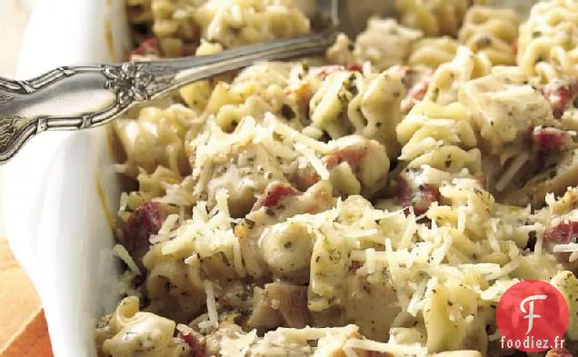 Casserole Crémeuse de Poulet au Pesto
