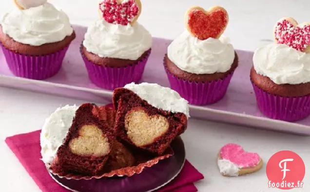 Surprise - À l'intérieur des Cupcakes de la Saint-Valentin