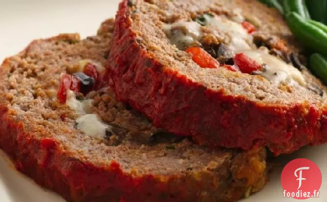 Pain de Viande Farci au Fromage Italien