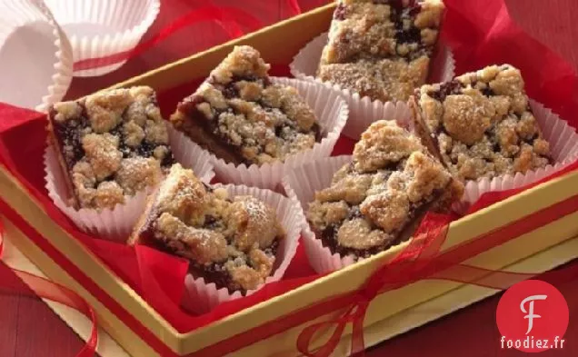 Barres Linzer Torte (Quantité d'Échange de Biscuits)