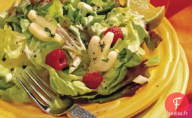 Salade Mixte avec Vinaigrette Miel-Citron Vert