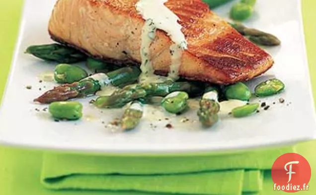 Saumon Poêlé À La Hollandaise Rapide