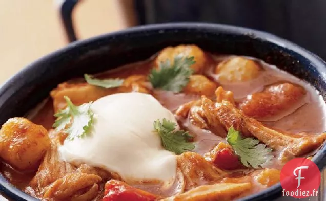 Chili de Poulet Chunky à la Mijoteuse