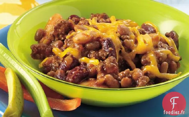 Boeuf Haché et Haricots Préférés à la Mijoteuse