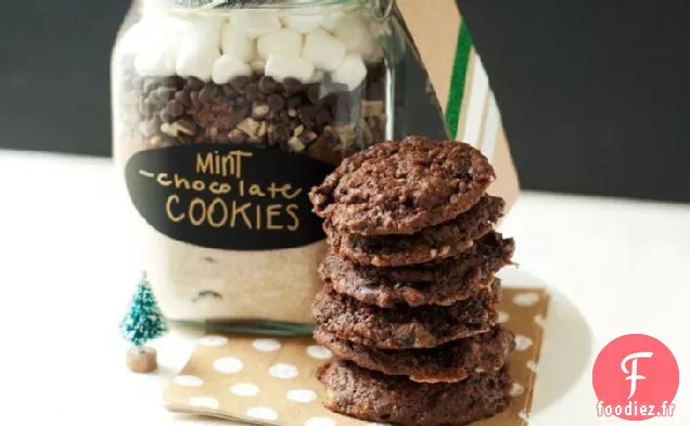 Biscuits à la Menthe et au Chocolat