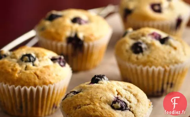 Muffins aux Myrtilles Épicés