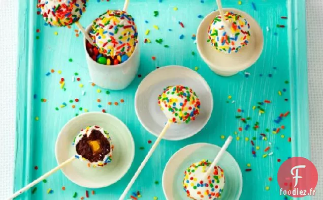 Pop de Gâteau au Beurre d'Arachide au Chocolat Secret Center