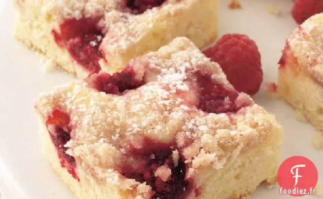 Barres à Gâteau aux Framboises