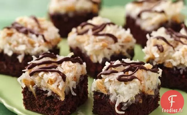 Barres de Brownie Macarons aux Amandes