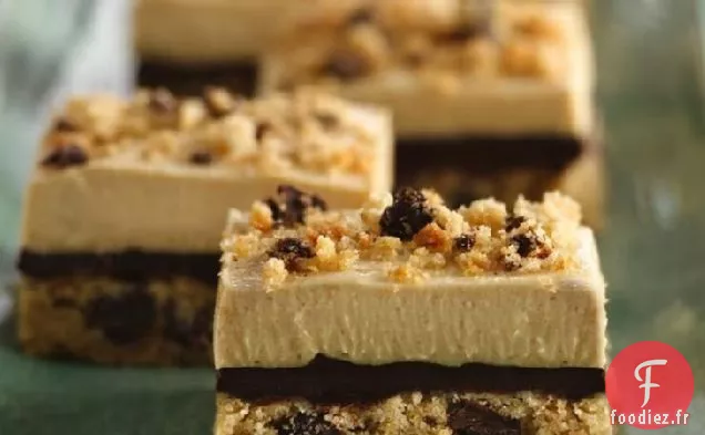 Barres de Couche De Beurre d'Arachide Au Chocolat Sans Gluten