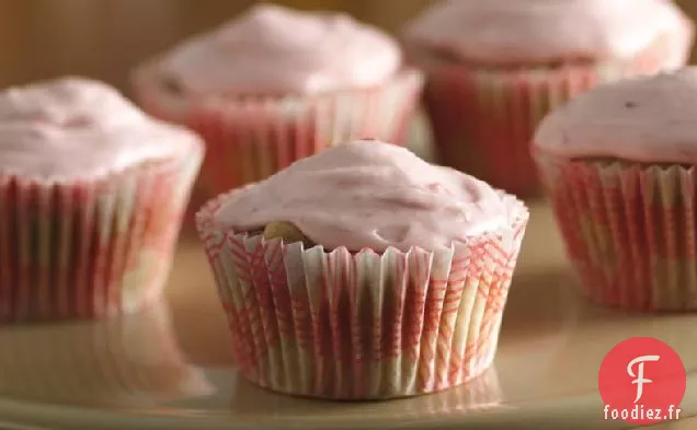 Cupcakes Fraise-Rhubarbe