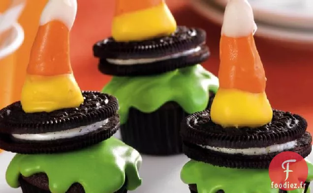 Cupcakes d'Halloween de Sorcière Méchante
