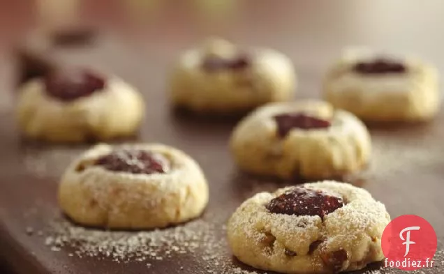 Empreintes de Pouce à la Framboise Et à la Pistache