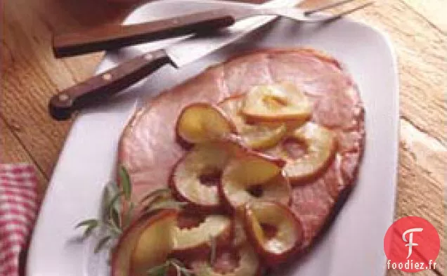 Jambon Moutarde Au Miel Aux Pommes Sautées