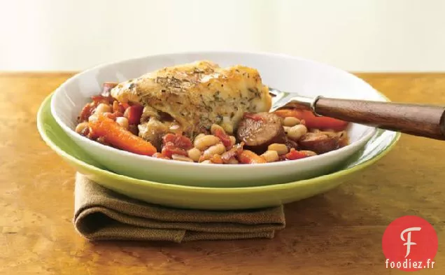 Cassoulet Saucisse et Poulet