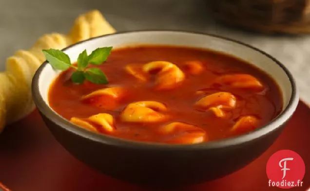 Soupe de Tortellinis aux Tomates