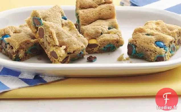 Barres à Biscuits aux Bonbons au Chocolat