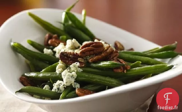 Fromage Bleu Noix de Pécan Haricots Verts