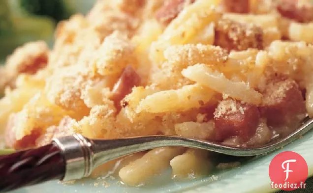 Cuisson de Pommes de Terre au Jambon et au Fromage Suisse