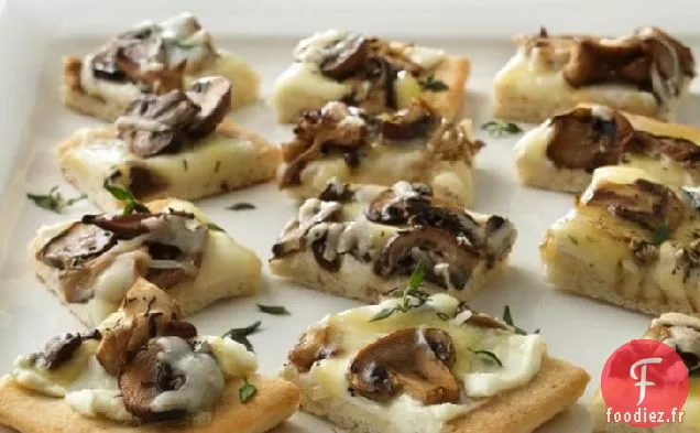 Pizza aux Champignons Sauvages