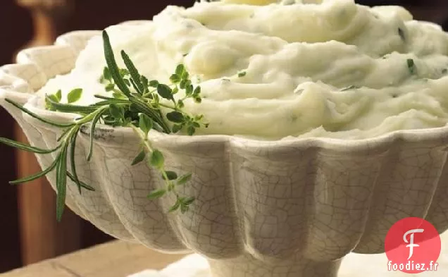 Purée de Pommes de Terre à l'Ail et aux Herbes