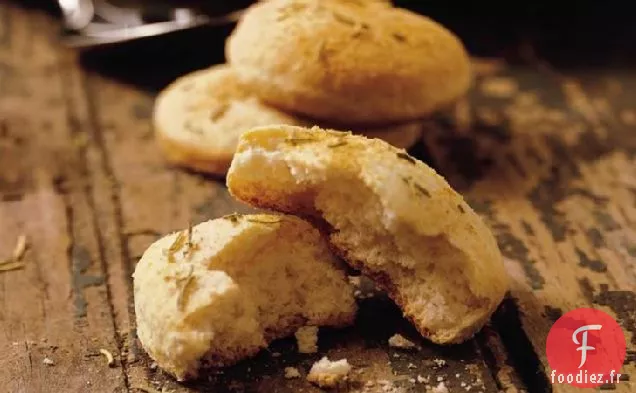 Mini Focaccias au Romarin et à l'Ail