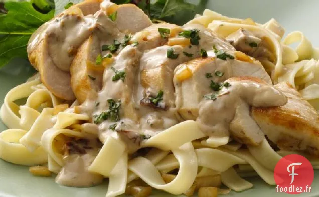 Alfredo de Poulet à la Crème de Tomates Séchées