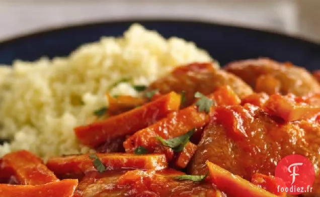Couscous et Patates Douces au Porc