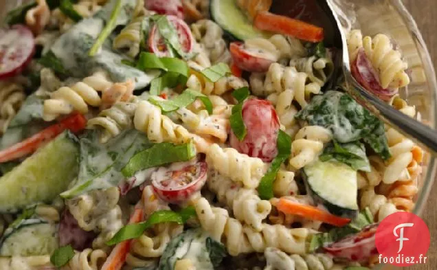 Salade de Pâtes aux Épinards Ranch