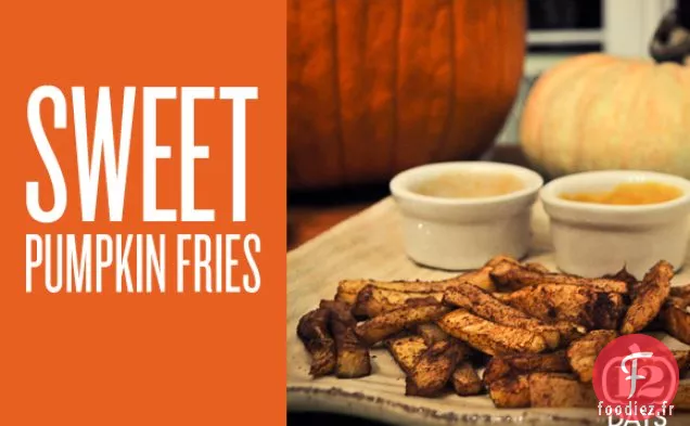 Frites À La Citrouille Sucrée Avec Trempette Maison À La Moutarde Au Miel
