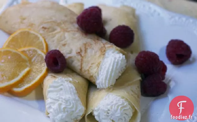 Crêpes au Citron Meyer et à la Framboise