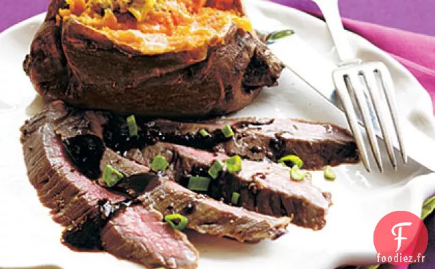 Steak de Flanc Moutarde-Mélasse
