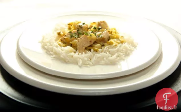 Poulet À La Moutarde De Dijon À L'Ail Vert