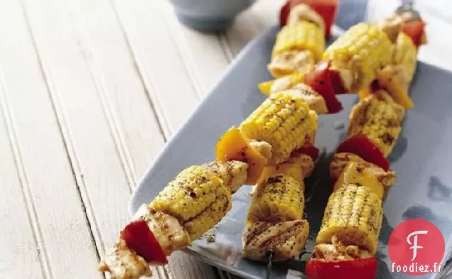 Brochettes de Poulet Épicées du Sud-Ouest