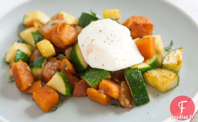 Hachis de Patates Douces et Courgettes
