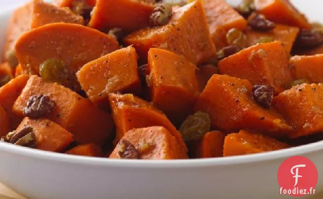 Salade de Patates Douces avec Vinaigrette Orange-Gingembre