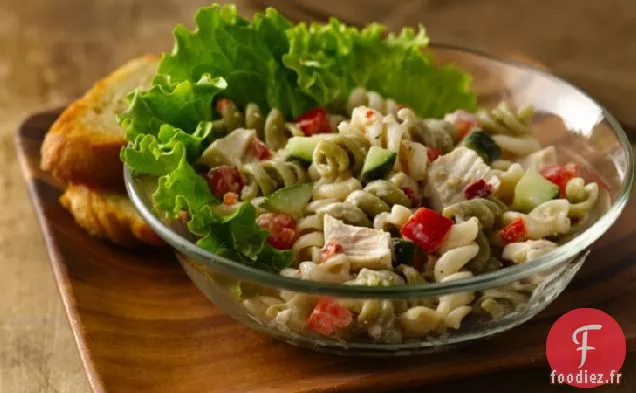 Salade de Pâtes Au Poulet Et Au Parmesan