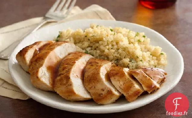 Poitrines De Poulet Au Miel-Ail - Balsamique