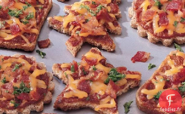 Canapés au Fromage et Tomates Séchées