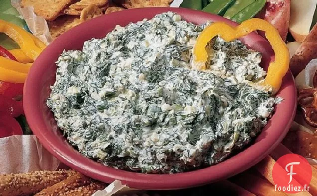 Trempette aux Épinards Salés