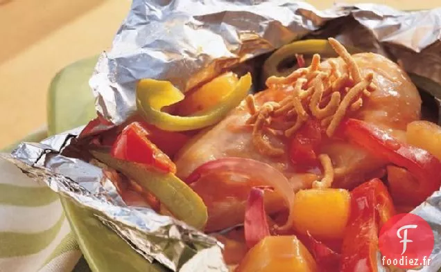 Packs de Poulet Aigre-Doux Grillé