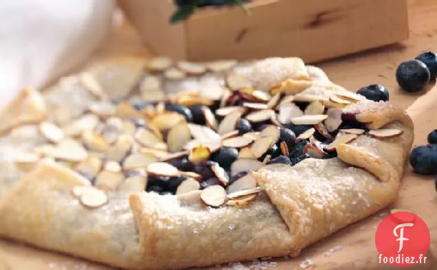 Tarte aux Amandes aux Myrtilles Fraîches