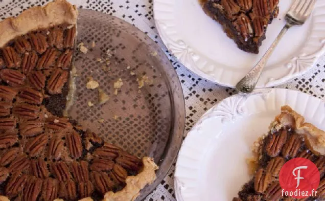 Tarte Mexicaine au Chocolat Et aux Pacanes