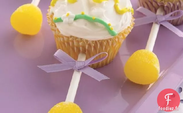 Cupcakes Aux Poires Hochet Bébé