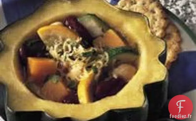 Soupe aux Courges et Haricots