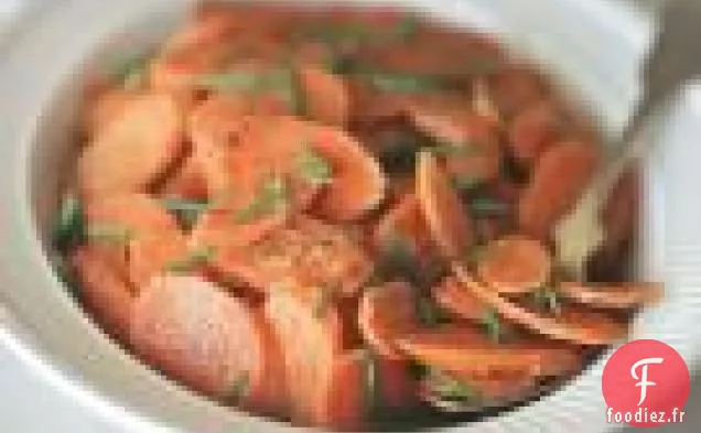 Carottes Glacées À La Moutarde Et À La Cassonade