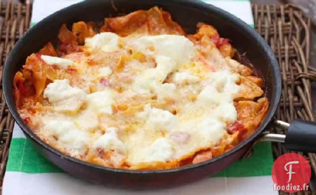 Lasagne au Poulet Buffalo à la Poêle